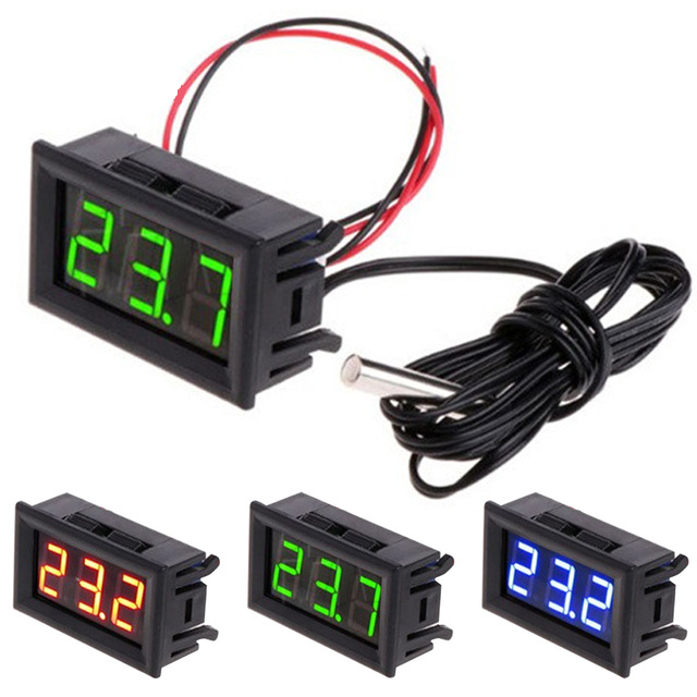 5v12v24v通用嵌入式表头温度计
