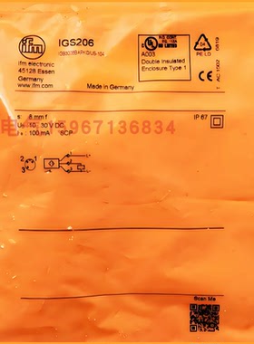 易福门接近开关IGS204 205 207 210 214 234 241 250 272 280 002