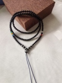 原创手工黑玛瑙吊坠可挂唐卡扎基拉姆男女民族风复古百搭项链绳