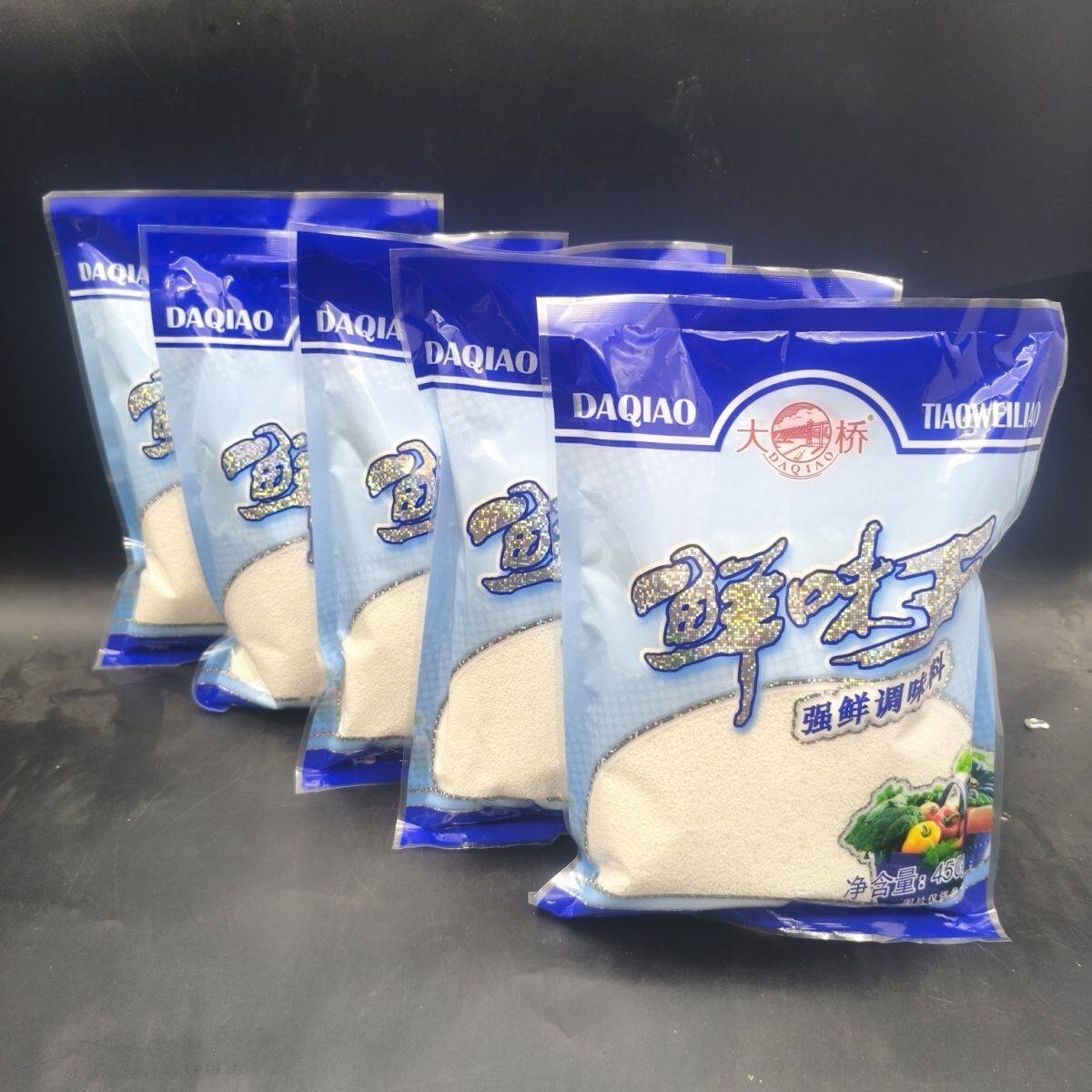 大桥鲜味王强鲜调味料450g*5包卤味餐饮小吃火锅店商用味精调料