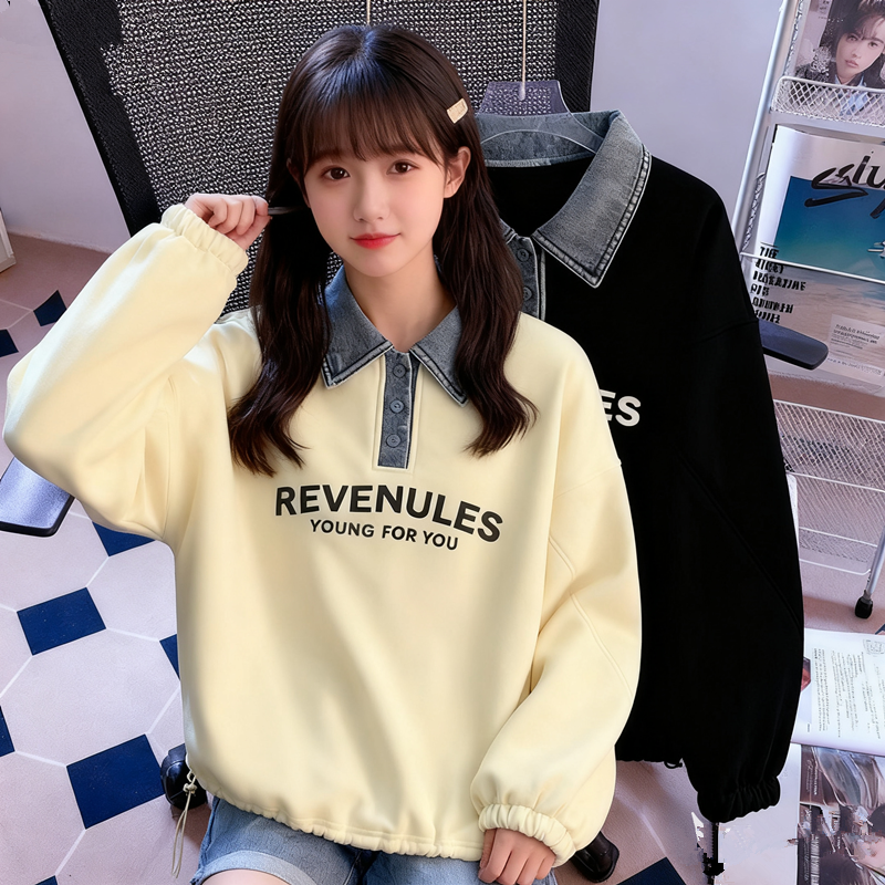 独特超好看今年流行爆款加绒长袖