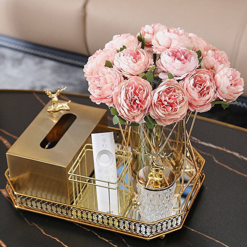 轻奢华北欧金属风金色纸巾盒托盘金鹿牙签储物罐家饰软装搭配套装,家居饰品,家饰软装搭配套装,淘宝优惠券,粉丝福利购,淘宝优惠卷