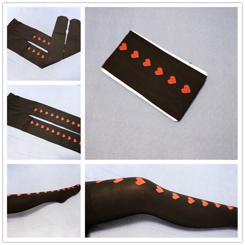 【连心条纹裤袜】80D春夏心心性感提花连裤性感Lolita塑形天鹅绒,女士内衣/男士内衣/家居服,连裤袜/打底袜,淘宝优惠券,粉丝福利购,淘宝优惠卷