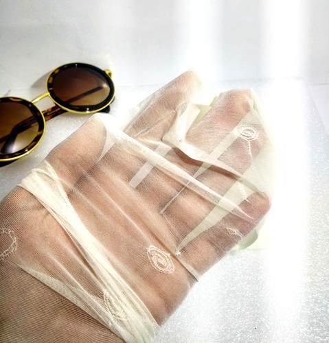 cos镂空提花显瘦复古打底袜子