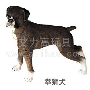 【艾力高4D拼装益智玩具】拼装狗第二代 拳狮犬 #6366A
