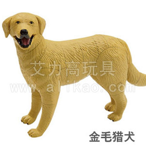 【艾力高4D拼装益智玩具】拼装狗第一代 金毛猎犬 #3266C