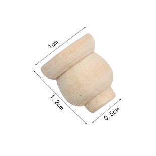 12dollhouse娃娃屋迷你家具diy配件模型腿沙发脚柜子腿素坯1个