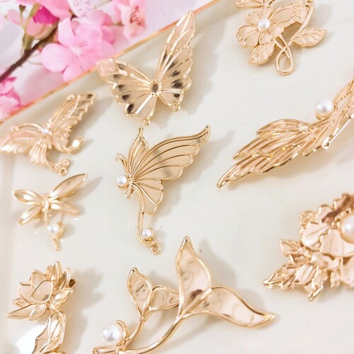 DIY仿烧蓝胸针胎底手作