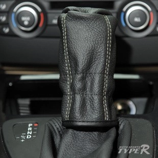 Typer Leather Car Manuagte Manuagte Automatic Gear Граническая головка.
