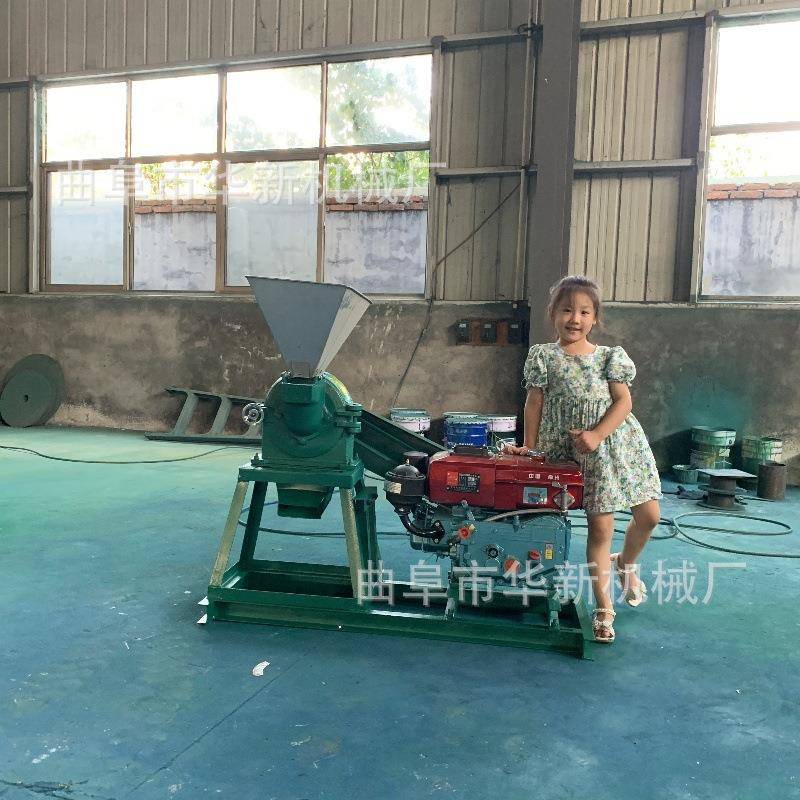 出口柴油机款饲料粉碎机木薯玉米粉碎机调味品磨粉机