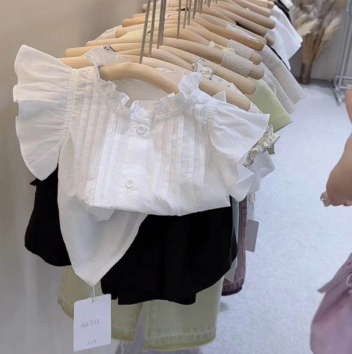 甜美棉麻两件套夏季花苞裤