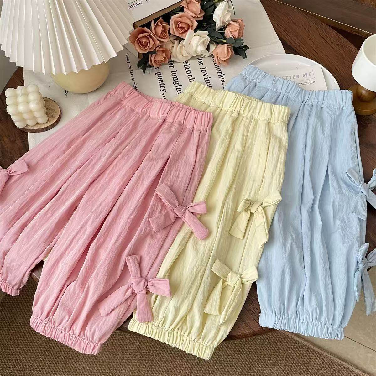 夏季休闲新款儿童洋气束脚工装女孩时髦灯笼裤潮流休闲裤,童装/婴儿装/亲子装,工装裤,淘宝优惠券,粉丝福利购,淘宝优惠卷