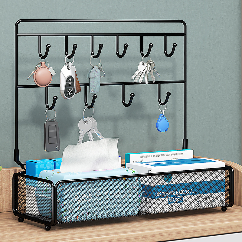 玄关钥匙收纳摆件进门入户门桌面