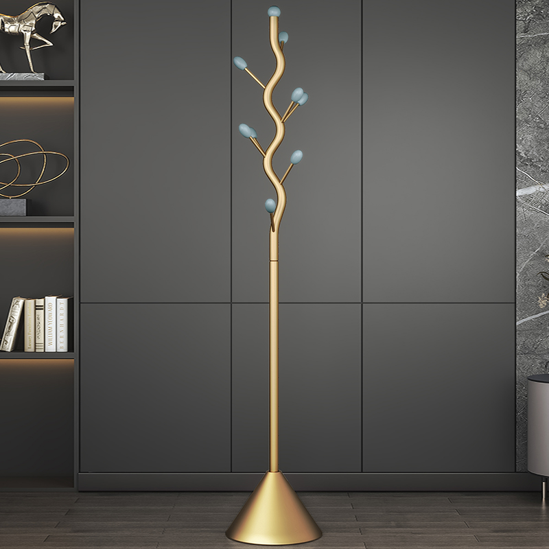 意式轻奢衣帽架落地卧室床边家用