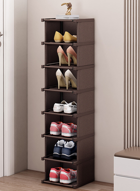 简易鞋架门口家用小窄宿舍鞋柜结实耐用多层防尘收纳鞋架子省空间