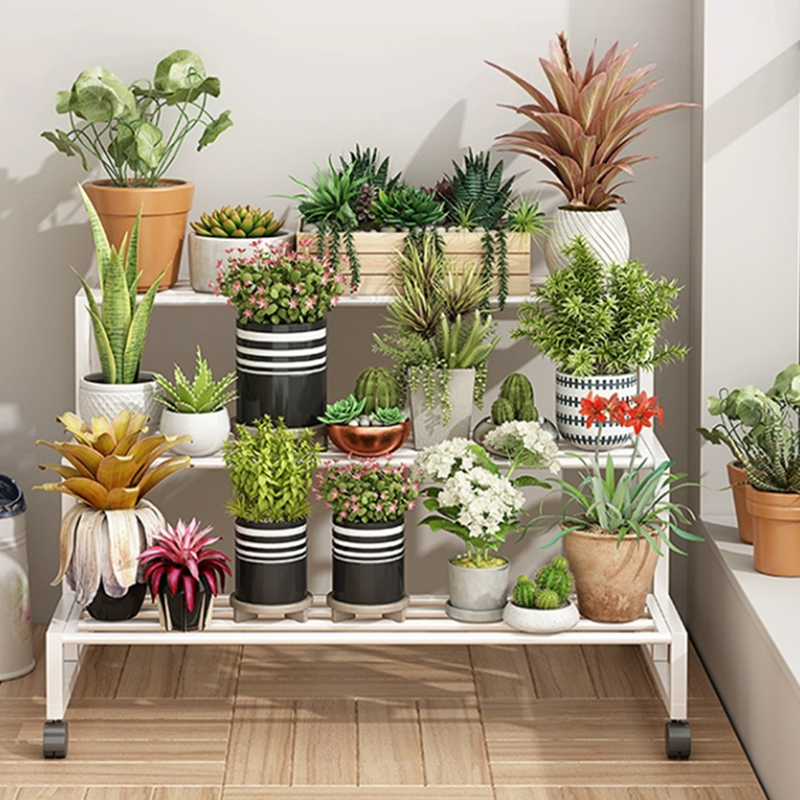 花架置物架阳台花架子客厅落地式