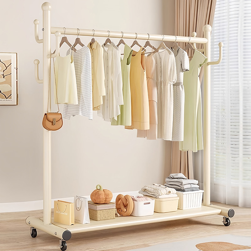 衣架落地卧室挂衣服架子阳台简易