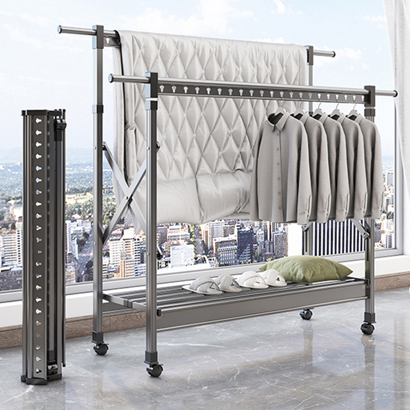 晾衣架落地阳台家用室内室外防风