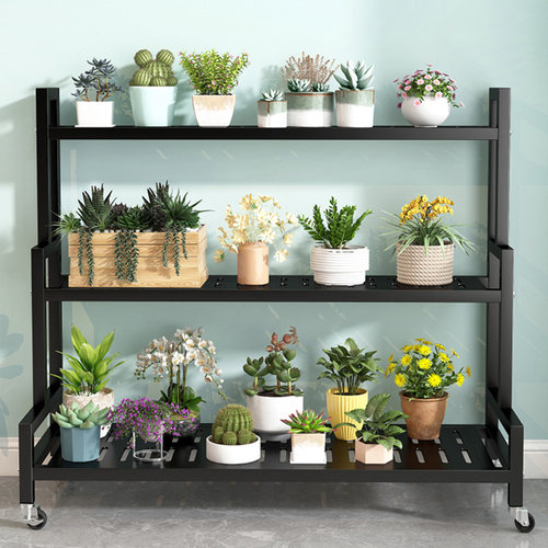 2025新款花架置物架阳台可移动