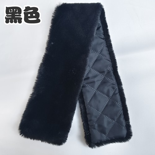 2025冬季新款毛领子仿水貂绒立领直领定制可拆卸围脖围巾衣领防脏