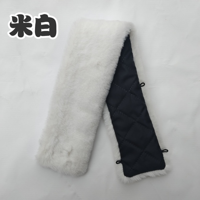 2025冬季新款毛领子仿水貂绒立领直领定制可拆卸围脖围巾衣领防脏