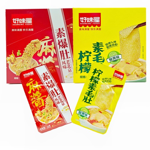好味屋麻酱素爆肚18g/包魔芋制品