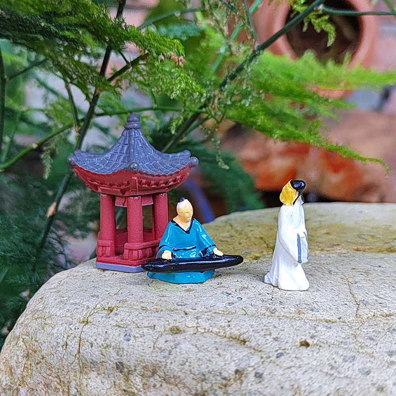 火红幻觉迷你李白古人小摆件