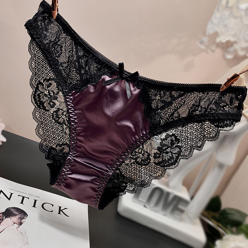 欧美性感蕾丝内裤女透明档低腰