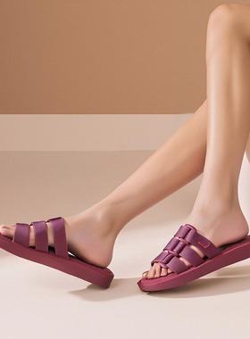 微瑕清巴西进口Ipanema宽带扣拖鞋女夏季ins潮时尚防滑一字拖鞋