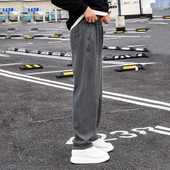 秋冬季 潮流百搭复古水洗休闲牛仔裤 宽松牛仔裤 男高级感穿搭阔腿裤