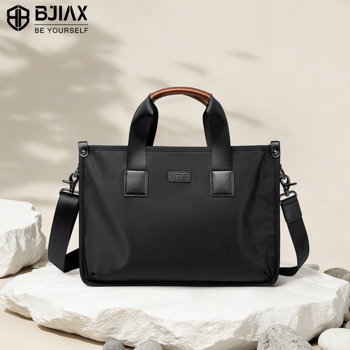 13寸电脑包手提包男包单肩包防水牛津布公文包帆布斜挎包男士包包