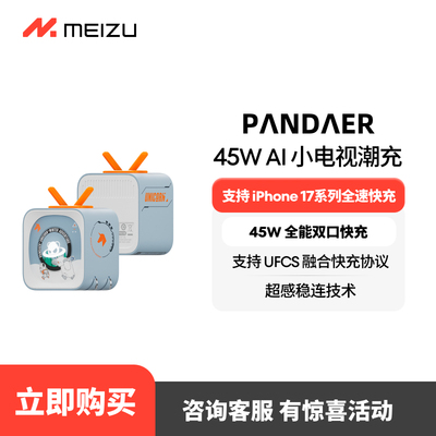 魅族PANDAER45W3C认证充电器