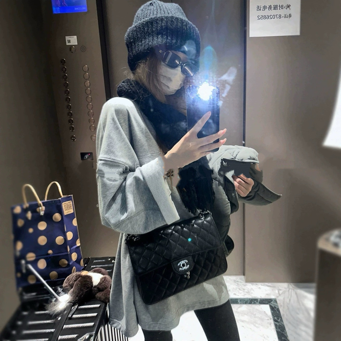 人手一件  2025秋冬内搭外穿好帮手 简约基础宽袖八分袖卫衣