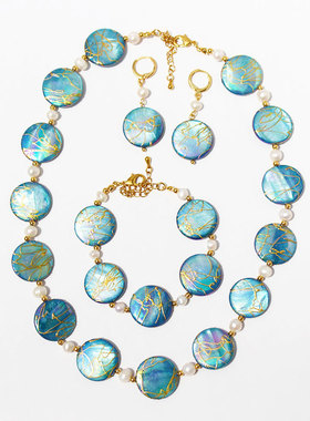 真空海洋贝壳高级感女珍珠