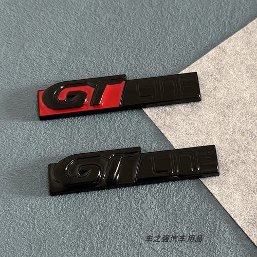 起亚现代改装金属GTLINE装饰标贴