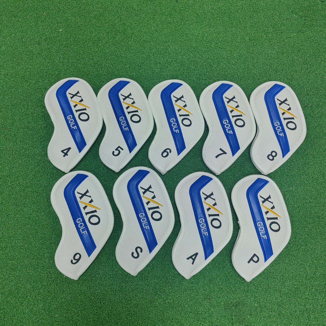 高尔夫球杆套xx铁杆杆头套铁杆组帽套防水防尘球头套磁铁闭合新款