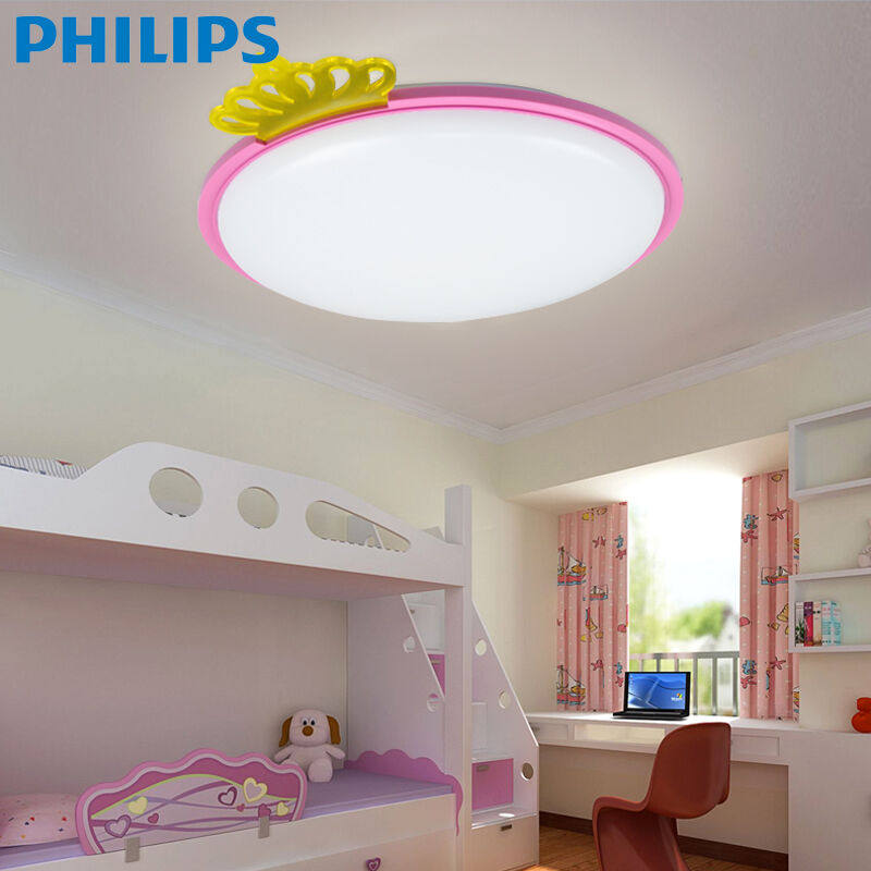 飞利浦led吸顶灯儿童灯具童趣卧室灯儿童房吸顶灯卡通卧室圆形灯