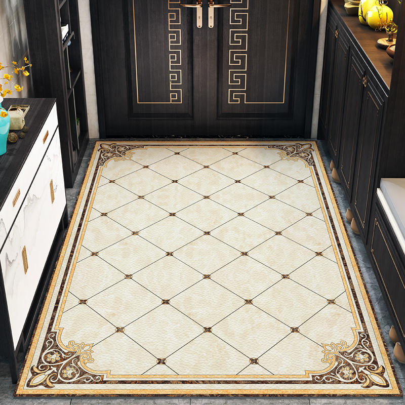 欧式pvc入户门地垫可擦免洗防滑