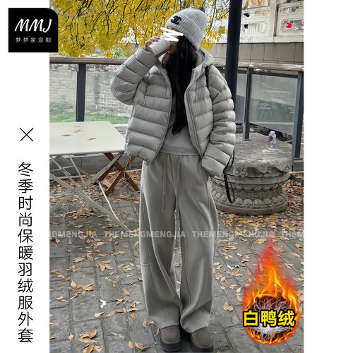 冬季新款排骨羽绒服轻薄泡芙短款