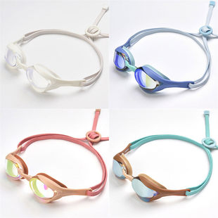 个性 进口专业训练比赛泳镜时尚 镀膜游防雾泳镜 蝴格韩国正品 HOOG