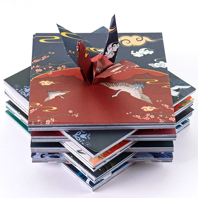 千纸鹤折纸材料手工正方形