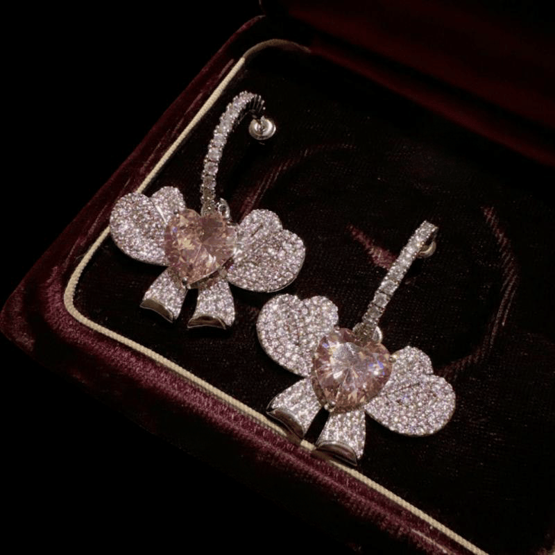 奥地利阿盖尔粉蝴蝶锆石手链宫廷