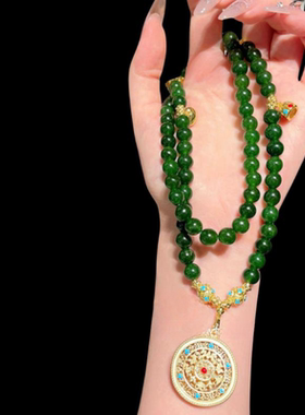 织纹雕金盘花珐琅手链古董感镀18K金蜂巢雕花凤凰戒指步摇百搭