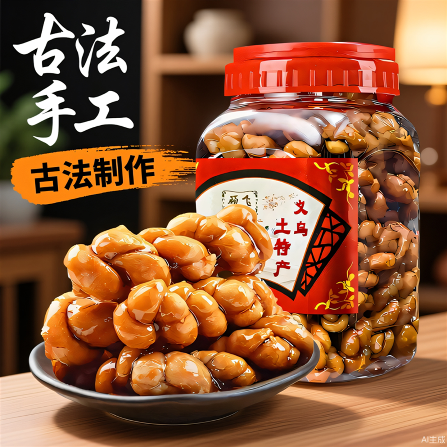 正宗红糖麻花拉丝义乌特产手工制作老式糕点独立包装小吃桶装零食