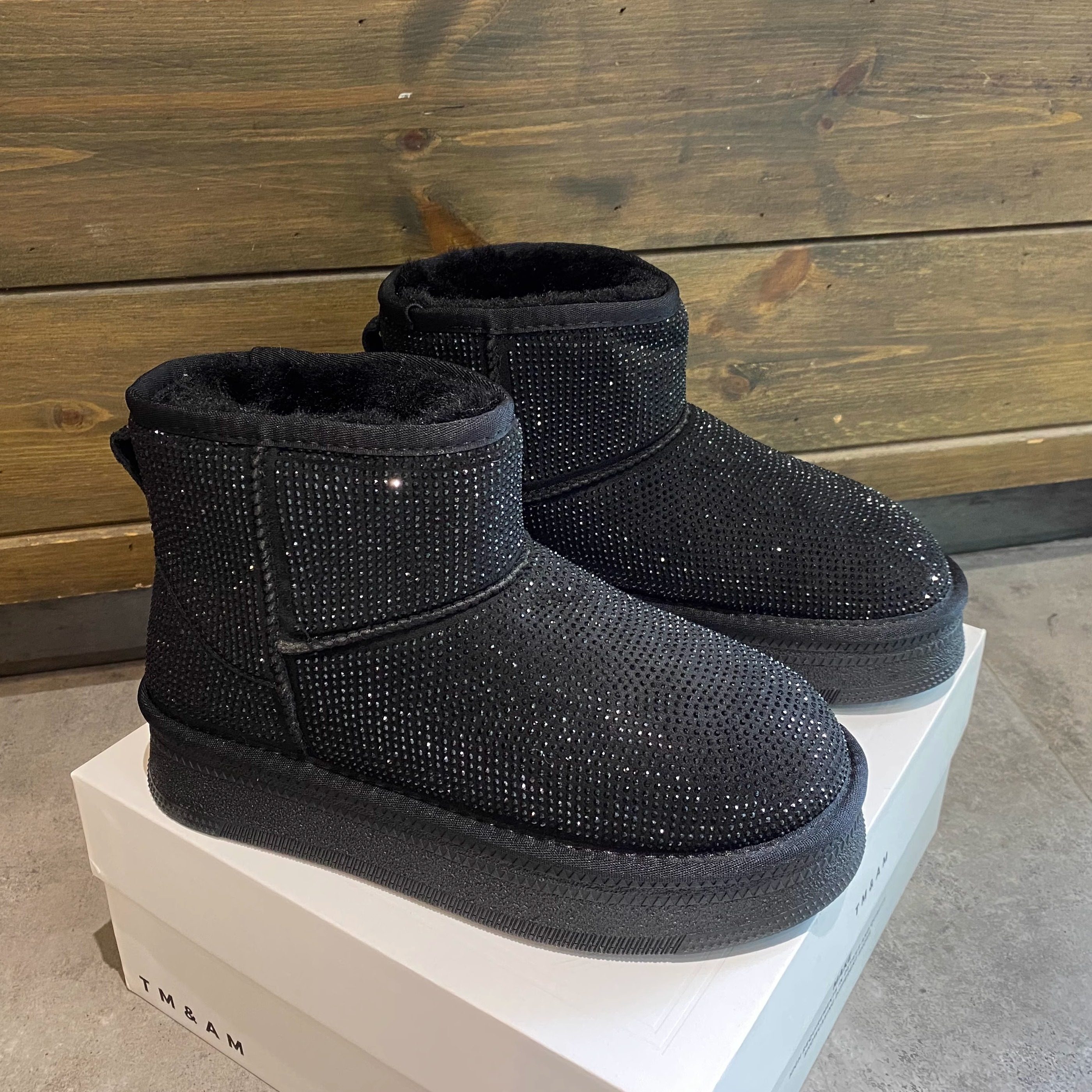 厚底水钻满钻雪地靴女冬季2025新款加绒加厚防滑保暖棉鞋短靴棉靴,女鞋,时尚雪地靴,淘宝优惠券,粉丝福利购,淘宝优惠卷