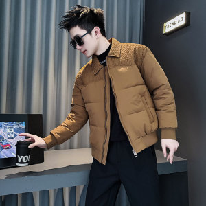 CF139-P138 控178 社会小伙店主风棉衣外套潮流棉服男 黑图片