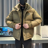 CF87-P148控198社会小伙假两件羽绒衣外套潮流羽绒服男黑3，男装羽绒服，电商A343
