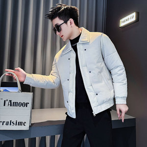 CF135-P138控178社会小伙店主风棉衣外套潮流棉服男白