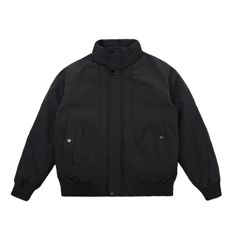 CF153-P138控178社会小伙店主风棉衣外套潮流棉服男棉袄黑,男装棉衣,电商A343
