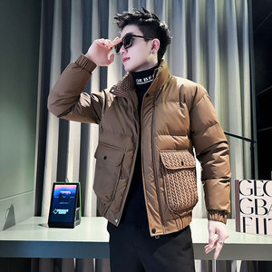 CF108-P138 控178 社会小伙店主风棉衣外套潮流棉服男 黑1图片